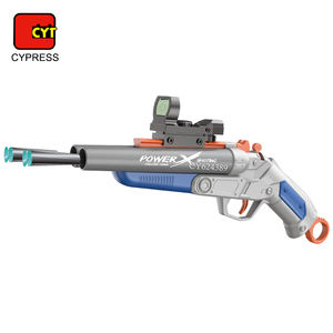 2024 nueva arma escopeta juego al aire libre esponja Pellet EVA pistola de balas blandas pistola de tiro de doble cañón para niños - Product Image 2