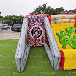 Nuovo salto 4 in1 gonfiabile air Game Sport basket dardo passo anello lancio goal Fun City - Product Image 3