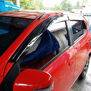 อุปกรณ์ตกแต่งรถยนต์ขายดี KQD ที่บังแดดกันฝนสีดำสำหรับ Toyota Wigo 2023 - Product Image 2