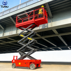 Envío Gratis: Plataforma Elevadora de Tijera Eléctrica Hidráulica Móvil de Bajo <span class=keywords><strong>Precio</strong></span> (<span class=keywords><strong>4</strong></span>-18m) con Alcance de 6m, 8m, 10m, 12m, 14m - Product Image 1