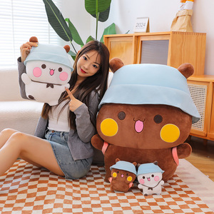 <b>Cute</b> Plush Toys Soft Rest Pillow Doll Room Decoration Plush Doll Cartoon <b>Bear</b> Animal Birthday Gift Soft Cotton Wholesale Dolls - Product Image 5