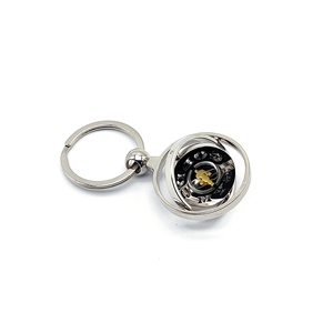 Portachiavi in Metallo Personalizzato con Logo Fitness Smaltato Portachiavi Girevole in Metallo con Logo Personalizzato per Palestra - Product Image 5
