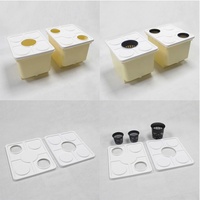 Système hydroponique Légumes Plante Tasse Système de culture hydroponique Accessoires Pot de culture en plastique