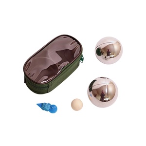 Meilleure Vente : Ensemble <span class=keywords><strong>de</strong></span> <span class=keywords><strong>Boules</strong></span> <span class=keywords><strong>de</strong></span> <span class=keywords><strong>Pétanque</strong></span> en Acier ZQURE (2 <span class=keywords><strong>Boules</strong></span>) avec Sac <span class=keywords><strong>de</strong></span> Transport Transparent pour Jeux Traditionnels - Product Image 5
