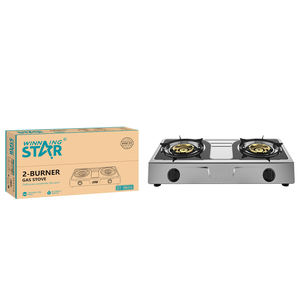 Stella vincente ST-9654 accendisigari valvole piano cottura in acciaio inox apparecchio da cucina a <span class=keywords><strong>Gas</strong></span> due fornelli fornello - Product Image 1