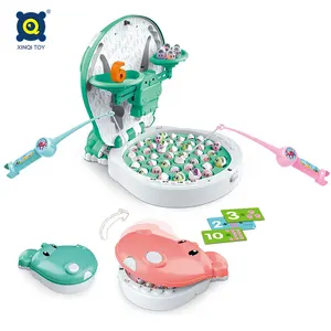 Shantou XinQi oyuncak fabrika üreticisi doğrudan satış ekonomik ve yüksek kaliteli balıkçılık oyunu çocuk oyuncakları balık makinesi