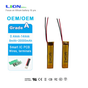 LN <strong>Small</strong> Capacity Polymer <strong>Lithium</strong> <strong>Battery</strong>, <strong>Battery</strong> 3.7v, 260mAh, Rechargeable Mini <strong>Lithium</strong> Polymer <strong>Battery</strong> for Mini Speakers - Product Image 1