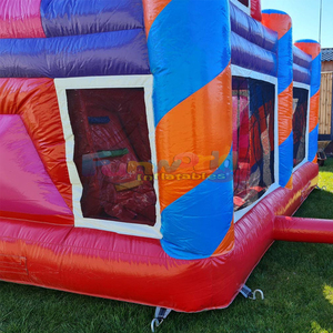 Castillo inflable comercial Springkussen Candyland con tobogán, combo de brincolín inflable para niños - Product Image 4