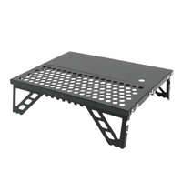Table pliante d'extérieur en alliage d'aluminium, ultra-légère, portable, pour café, barbecue, pique-nique