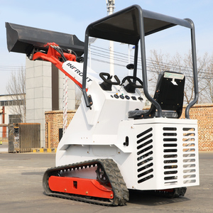 Chine Marque 400 S/T Nouveau Mini Skid Steer Loader 3800KG 1000KG Skid Steer Loader Avec Chenille Track À Vendre Pas Cher - Product Image 4