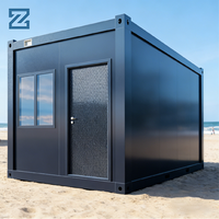 Bâtiment de bureau mobile préfabriqué démontable de 20 pieds et 40 pieds pour appartement temporaire, bureau ou camp de construction