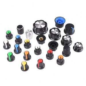 BONENS MF-A03 Bouton de potentiomètre en bakélite, interrupteur, trou intérieur 6MM, noir, Guangdong - Product Image 6
