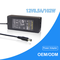 Adaptateur d'alimentation LED 12V 24V 1A 2A 3A 4A 5A 6A 8A 8.5A AC DC, transformateur pour LED avec prise EU US UK pour bandes lumineuses LED