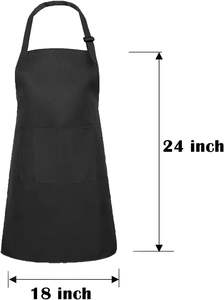 Custom Logo <b>Aprons</b> Waiter Kids Salon <b>Cooking</b> Waterproof Cotton Pink <b>Apron</b> Kitchen - Product Image 3