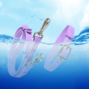 Collares manos libres para mascotas, correa de perro multifuncional impermeable de PVC, longitudes ajustables para caminar sin manos, entrenamiento, correr - Product Image 2