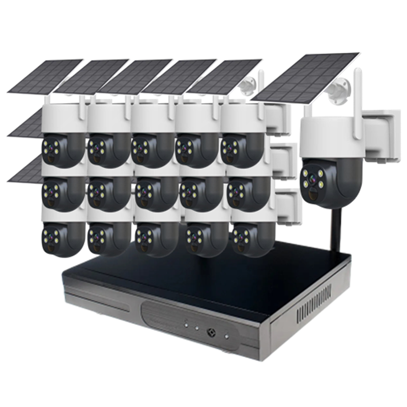 16 Channel Wireless System <strong>Solar</strong> Power 3W 7500mA Battery Wifi <strong>Camera</strong> 16CH NVR Kit PTZ <strong>Camera</strong> <strong>CCTV</strong> System