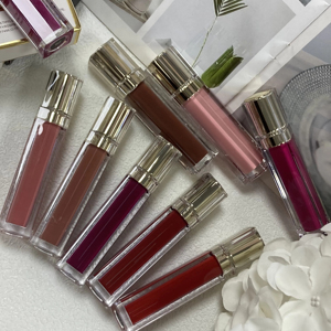 Rouge à lèvres mat hydratant vegan bio, étiquette privée OEM, logo personnalisé, rouge nude, imperméable, longue tenue, cosmétiques en gros - Product Image 1