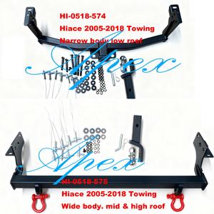 Barra de enganche de remolque Hiace KDH200, parachoques trasero, miembro de enganche trasero, miembro de enganche de montaje en poste, parachoques, barra de remolque resistente a la oxidación, kit de carrocería - Product Image 2