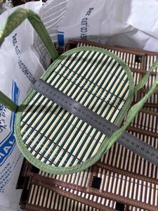 Customizable Oval Rustic Mooncake <b>Folding</b> Bamboo Woven <b>Storage</b> Basket Dazha Crab Zongzi Gift <b>Box</b> - Product Image 4