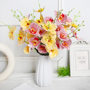 Orquídeas Phalaenopsis Artificiales Lichao, 5 Ramas, PVC, Goma Suave, Tacto Real, Decoración para el Hogar y Bodas - Product Image 2