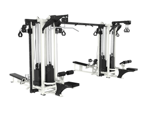 Équipement de musculation complet, machine de musculation commerciale en acier inoxydable à 8 stations pour la musculation des jambes, des triceps et un entraînement complet du corps - Product Image 2