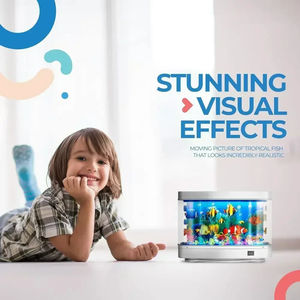 Lampe d'aquarium, décoration d'aquarium, lampe de nuit, lampe de table LED marine, décoration d'Halloween, cadeau - Product Image 4