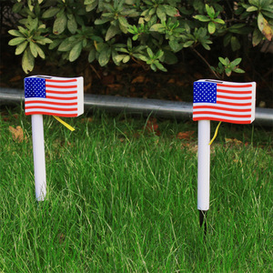 <b>Solar</b> Led Flag <b>Lights</b> Outdoor Waterproof Garden Lawn Decorative <b>Solar</b> Powered Stake <b>Light</b> - Product Image 1