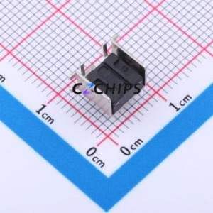 TS-1045AD-A5B3-D2 Tactile Switch SMD Switch Single Pole Single Throw Round Button 2.5N Horizontal Mount - Product Image 2
