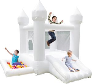 Château <span class=keywords><strong>gonflable</strong></span> blanc en PVC pour enfants, <span class=keywords><strong>mini</strong></span> château de mariage, <span class=keywords><strong>trampoline</strong></span> de jeu, très populaire - Product Image 4