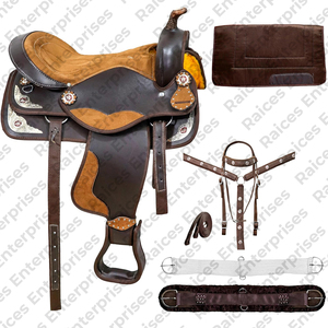 Vente en gros de selle de cheval de style dernier cri en couleur différente produit très vendu services OEM nouvelle conception de selle de cheval pour les courses - Product Image 3