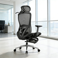 Chaise de bureau exécutive moderne et élégante à dossier haut réglable avec design ergonomique et fonction pivotante