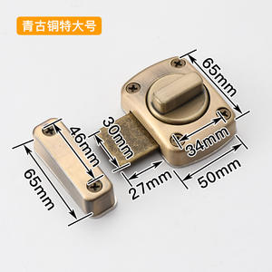 Loquet et ferme-porte magnétique de style moderne en alliage de zinc pour applications de cuisine, maison, bureau, entrepôt et armoires - Product Image 5