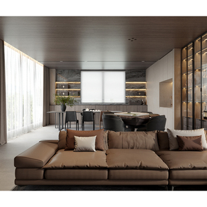Ensemble de chambre à coucher King Size surdimensionné, mobilier de luxe pour penthouse, villa, grand appartement, chambre d'hôtel haut de gamme - Product Image 3