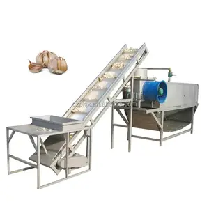 Complete high efficiency onion peeled garlic sorting machine/line production of garlic/garlic peeling machine production line