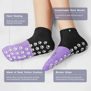 कस्टम ब्रांड लोगो हॉट सेल खेल योग सुंदर पशु पैटर्न पकड़ टखने के गैर-स्लिप पाइलेट्स नृत्य के लिए मोजे - Product Image 3