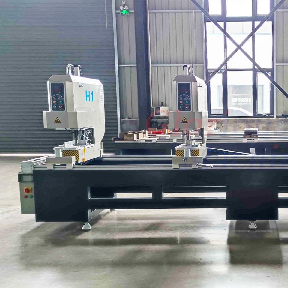 2 Head Window Door Seamless Corner Welding Machine PLC Motor UPVC/PVC ...