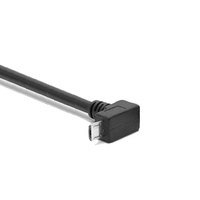 Câble micro USB 2.0 A mâle à 90 degrés à angle droit, câble de charge de données, commande personnalisée