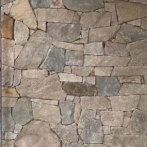 Pierre de culture naturelle en <span class=keywords><strong>ardoise</strong></span> du Hebei, <span class=keywords><strong>concassée</strong></span> et irrégulière, pour revêtement mural, cour, parc, <span class=keywords><strong>jardin</strong></span> - Product Image 2