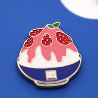 Assortiment de broches de revers en émail en métal Kaisite en vrac, Badge personnalisé en émail Anime avec chaîne