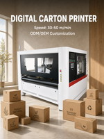 Imprimante numérique automatique sans plaque pour boîtes en carton ondulé, machine à jet d'encre pour l'impression personnalisée de grands lots de cartons