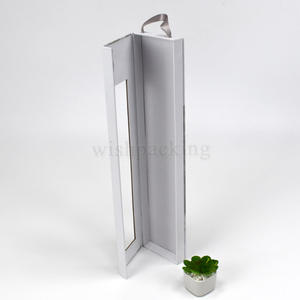 Boîtes d'emballage en papier personnalisées avec fermeture magnétique pour faux cils perruque avec poignée en ruban - Product Image 4