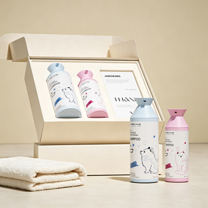 Confezione di Lusso Unificata per Cosmetici, Flacone da 400ml per Gel Doccia, Flacone per Shampoo e Scatola Regalo - Product Image 1