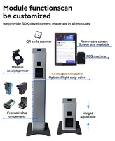 Kiosco de Pago de Café Portátil Usingwin OEM con Interfaz de Paquete Funcional y Accesorios Personalizables para Verificación de Precios