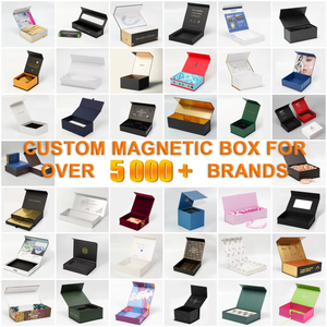 صندوق أحذية من الورق المقوى الصلب قابل لإعادة التدوير مع شعار مخصص ونقش، تغليف صديق للبيئة للملابس والهدايا بالجملة - Product Image 6