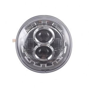 ไฟหน้ามอเตอร์ไซค์ทรงกลม LED โครเมียมคุณภาพสูงยี่ห้อ Yongjin สำหรับเวสป้า สกู๊ตเตอร์ GTS300 - Product Image 3