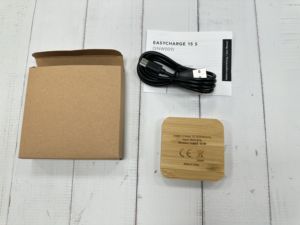 <span class=keywords><strong>Chargeur</strong></span> Téléphone Sans Fil à <span class=keywords><strong>Induction</strong></span> Écologique Mini Mince Portable en Bois de <span class=keywords><strong>Bambou</strong></span> avec Logo Personnalisé et Charge Rapide 15W - Product Image 6