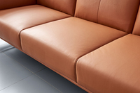 Nouveau design de canapés de salon de luxe Ensemble de canapés de bureau en cuir véritable