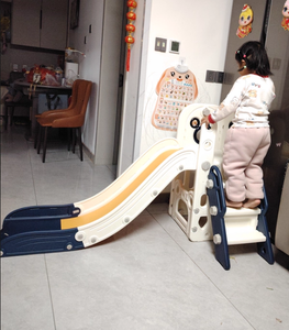 Toboggan combiné en acier inoxydable et plastique, équipement de terrain de jeu pour maternelles, espaces verts et propriétés immobilières, rénovation et non-standard - Product Image 3