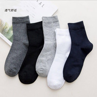 Vente en gros Chaussettes classiques formelles en coton pour hommes d'affaires Chaussettes noires en coton de haute qualité pour hommes Chaussettes habillées pour hommes