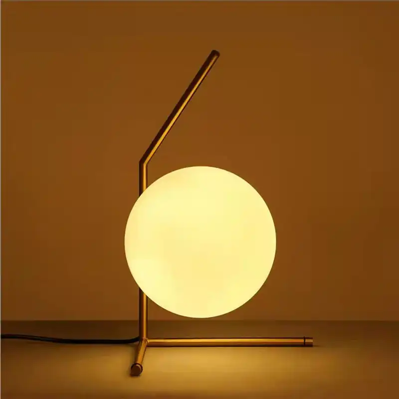 नॉर्डिक आधुनिक रचनात्मक दौर गेंद टेबल लैंप बेडरूम कमरे में रहने वाले अध्ययन रेस्तरां के लिए